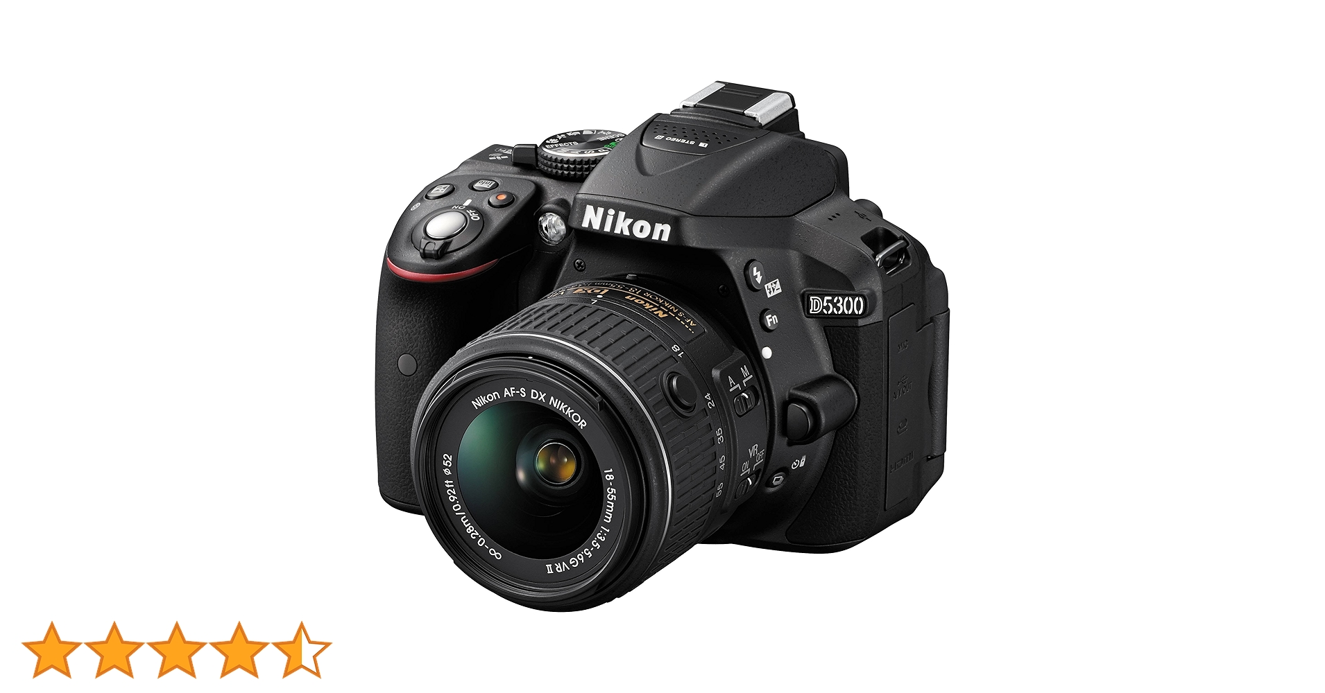 Amazon | Nikon D5300 24.2 MP CMOS Digital SLR Camera with 18-55mm